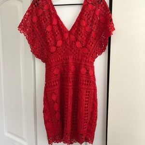 Red dress